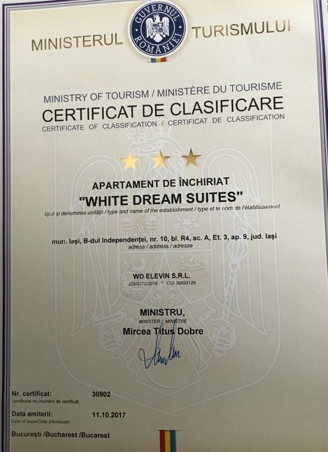 White Dream Suites Iasi Eksteriør billede